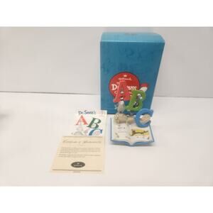 New Hallmark DR. SEUSS "ALPHABET SEUSS" 2000 Mint Figurine